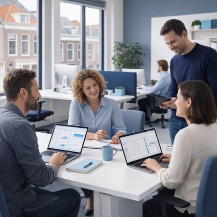 MKB en zakelijke dienstverlening kantoor
