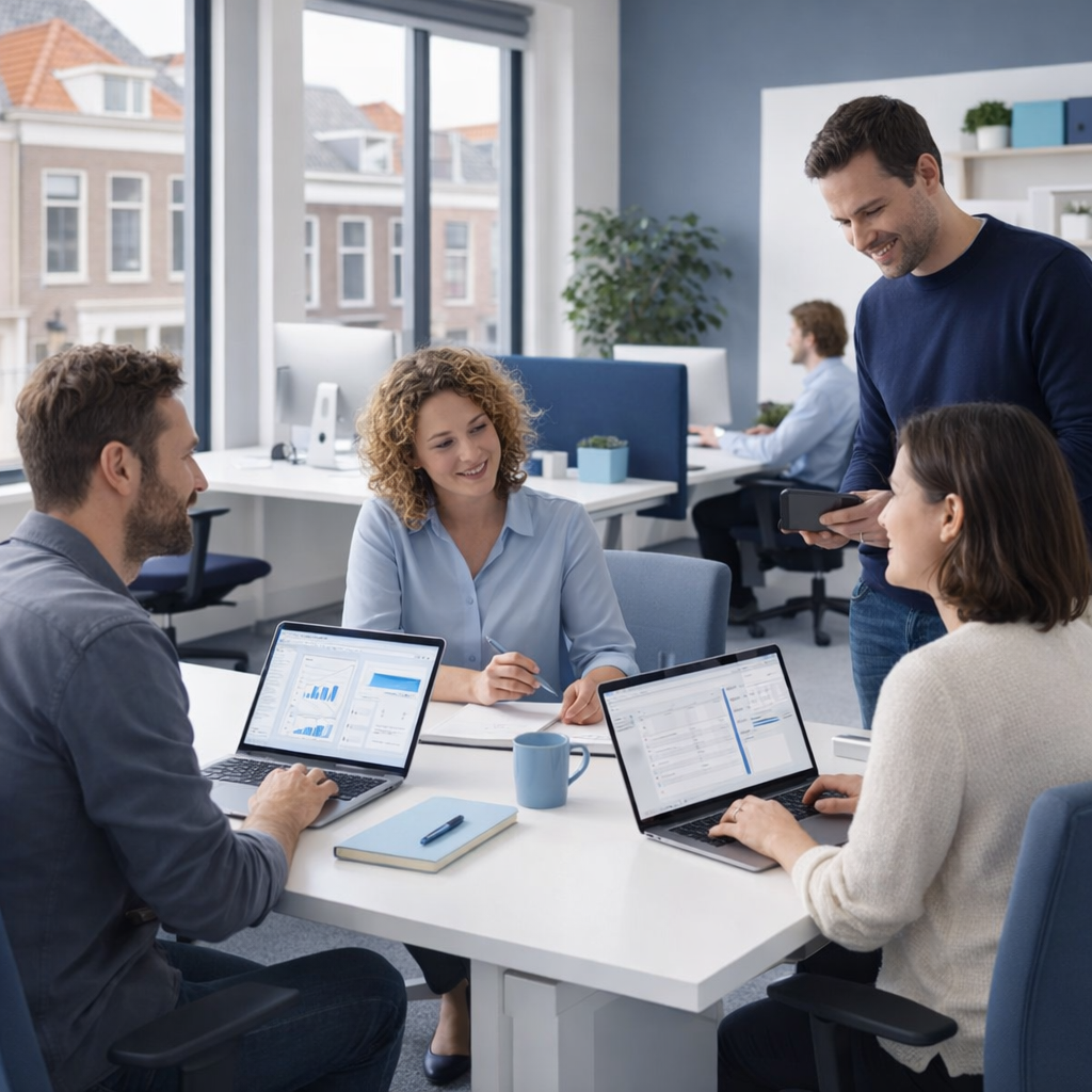 MKB en zakelijke dienstverlening kantoor